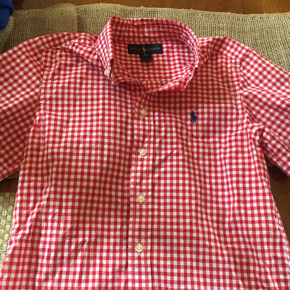 Boys Ralph Lauren short sleeved button down
